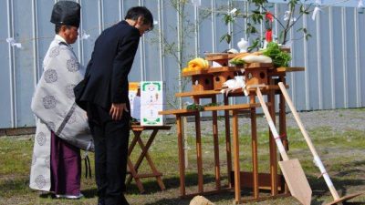 2013年3月30日 エアロ地鎮祭